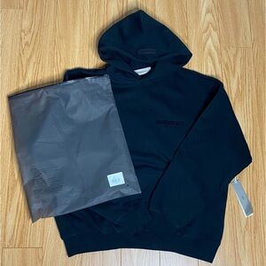 New Essentials Midnight Black Hoodie